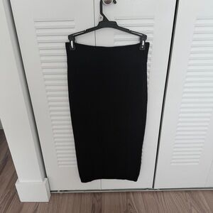 Express Elegant Black Pencil Skirt